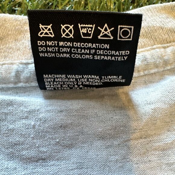 VTG 90’s Single Stitch Eastern Illinois University Gray T Shirt Mens Large USA - Picture 8 of 13